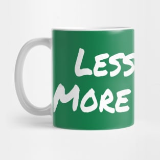 Less Talk More Action | Motivational Quote | Gym motivation Mug